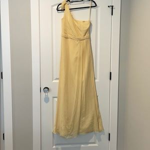 Melissa Sweet full length yellow gown